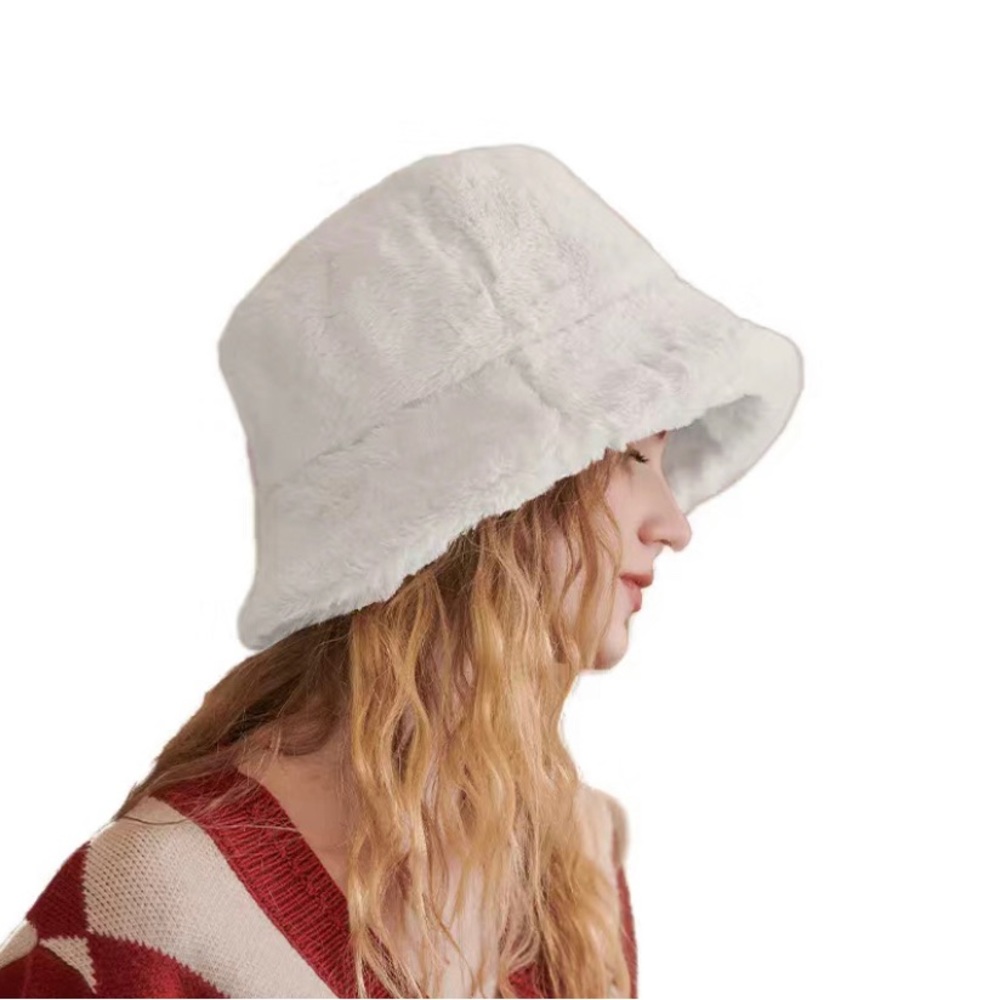 Super Cute Bucket Hat- White